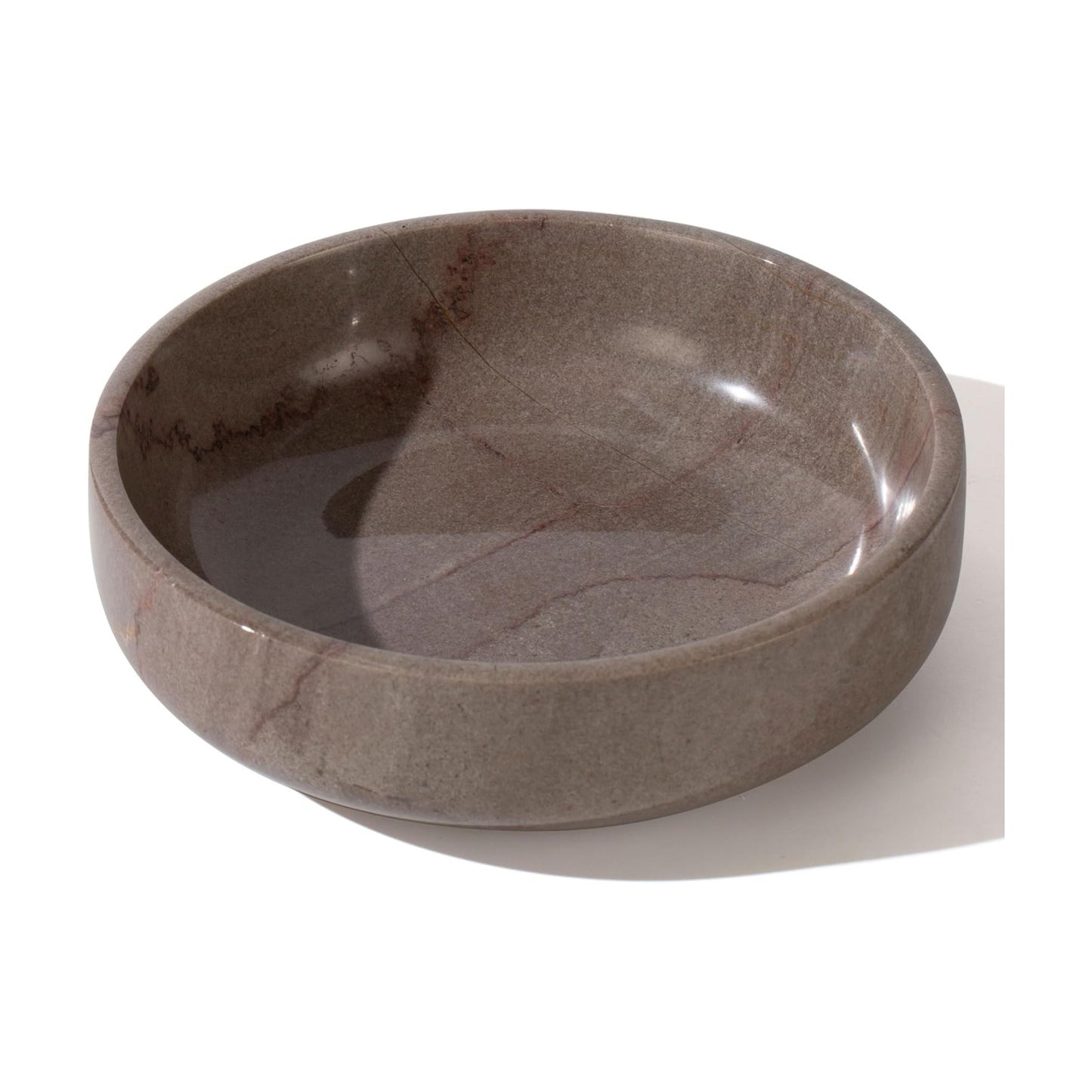 Marble Decorative Bowl 17cm 4.5cm Height / Natural
