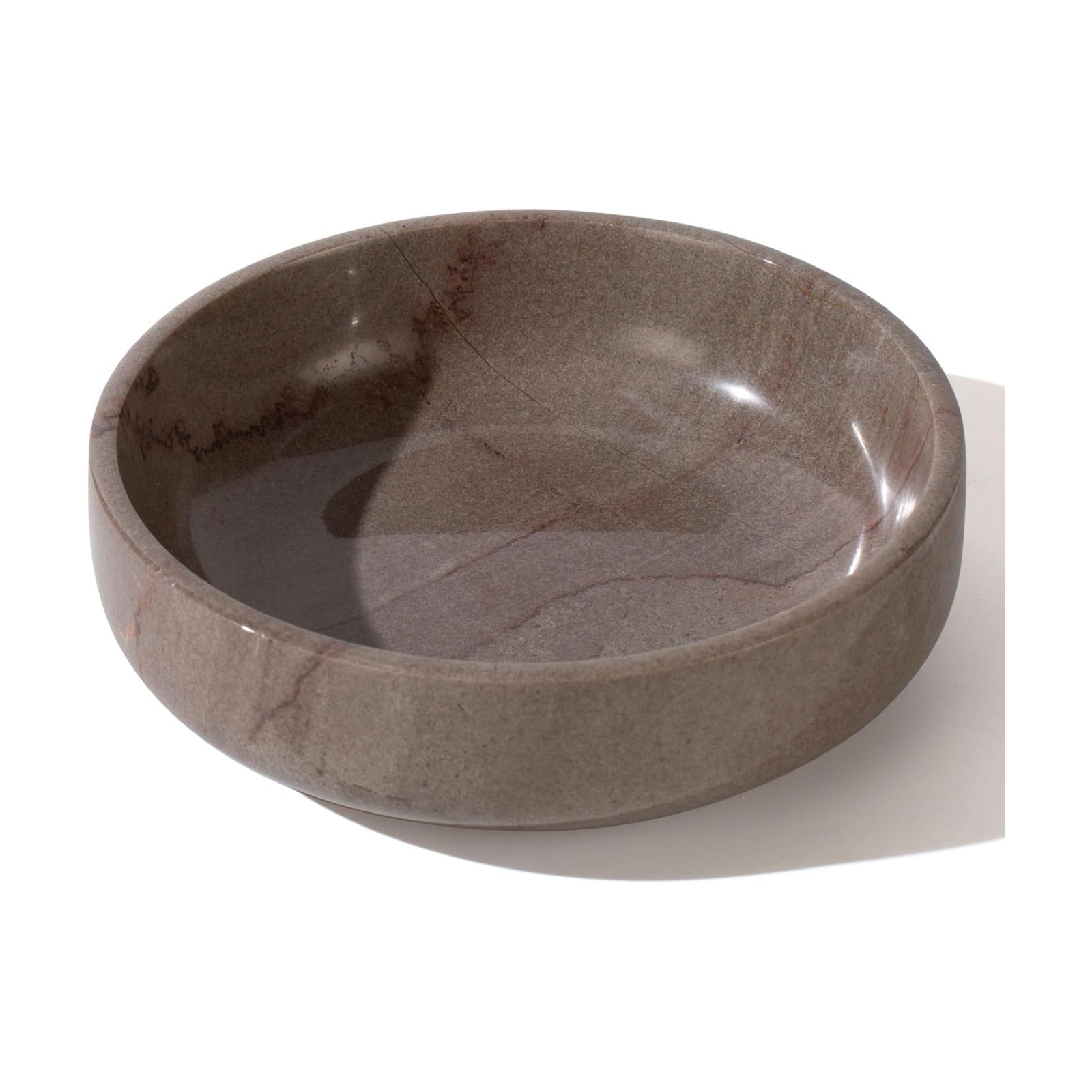 Marble Decorative Bowl 17cm 4.5cm Height / Natural