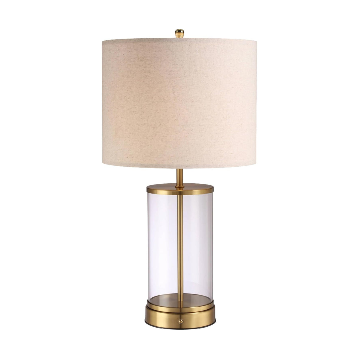 O’Bright Luma - Battery Powered Table Lamp, Cordless Glass Bedside Lamp with Rechargeable 10,000mAh Battery, Full Size
