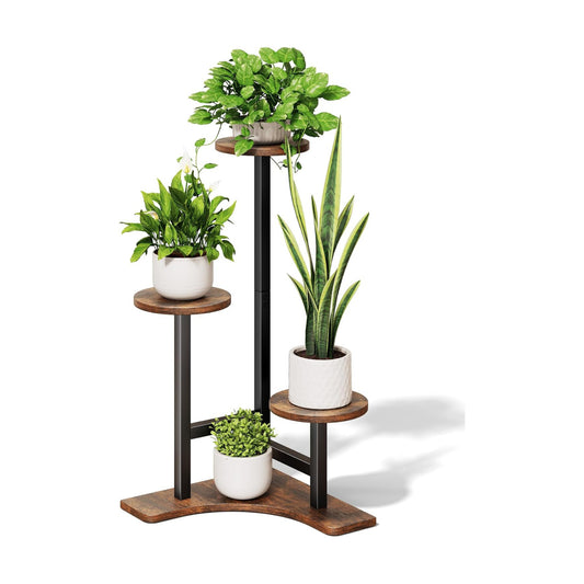 Plant Stand Indoor, 3 Tier Corner Plant Stand for Multiple Plants, Metal Corner Shelf Flower Rack Organizer for Living