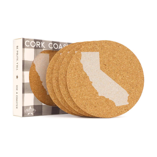 Themed Gift Set for Men Home / California / 3.5 Inch / Set of 4
