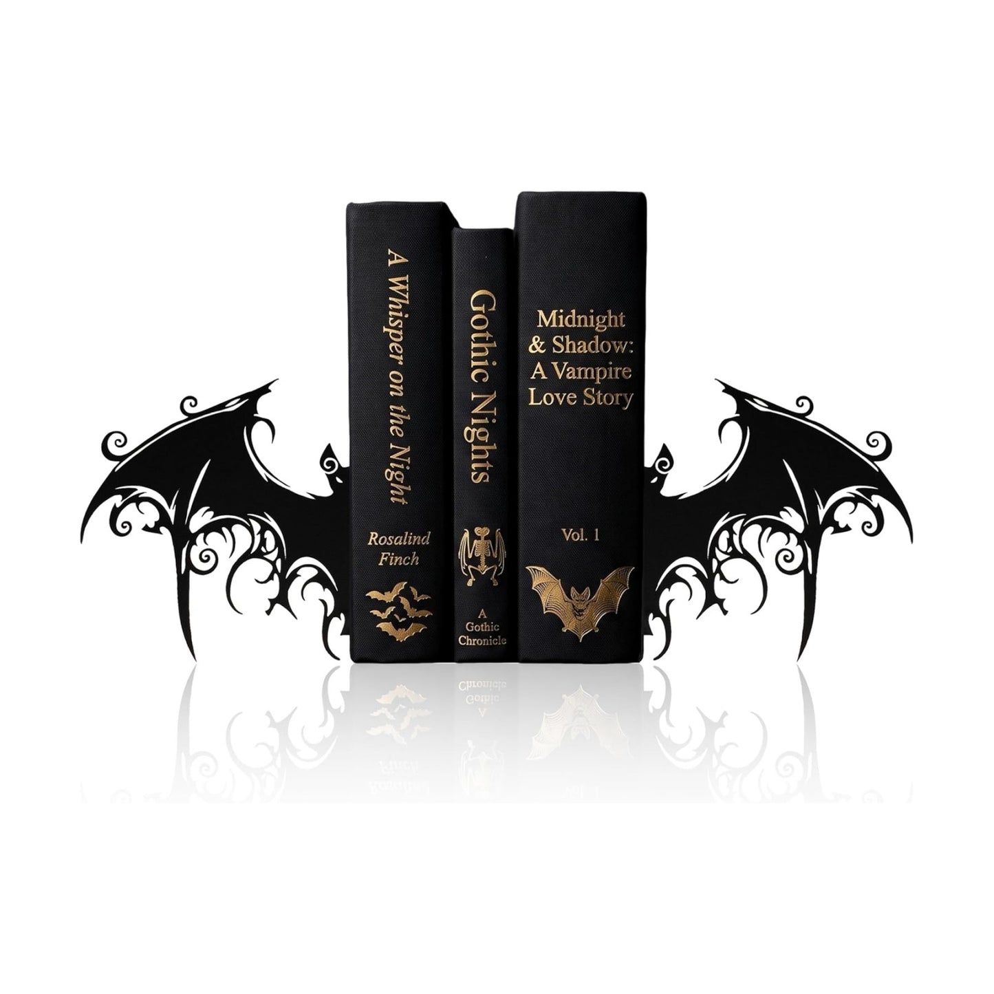 Metal Bat Bookends / Set of 2