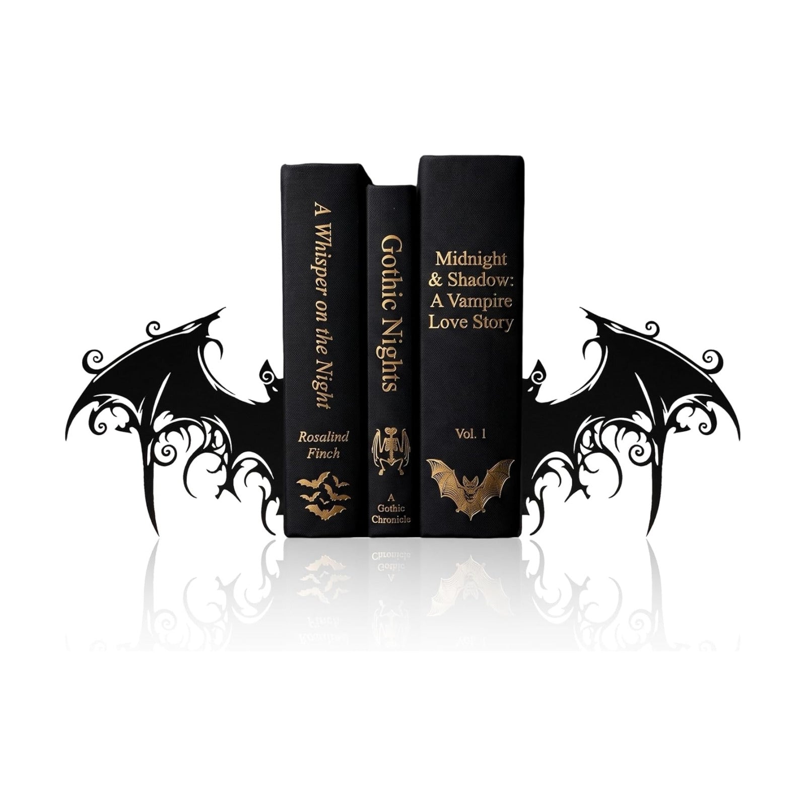 Metal Bat Bookends / Set of 2