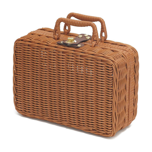 Wicker Picnic Basket / Brown / Medium