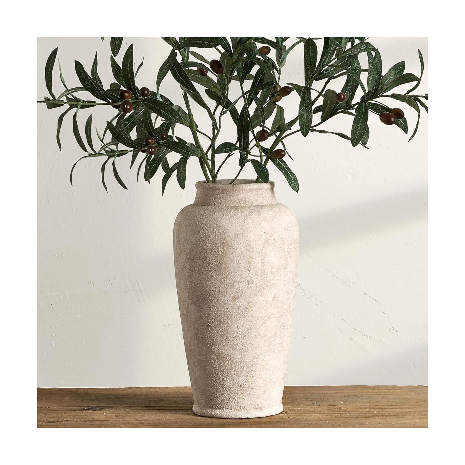 Ceramic Flower Vase / 12"- D