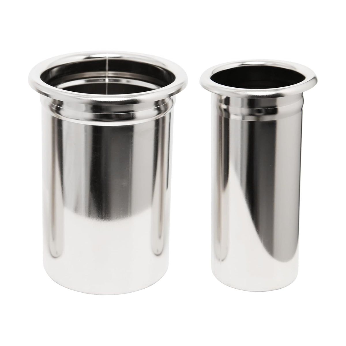 3-Inch 1Pcs and 2-Inch1Pcs Hot Tool Holder Canister Package, Blow Dryer & Curling Iron Holder Tube, Closed Bottom