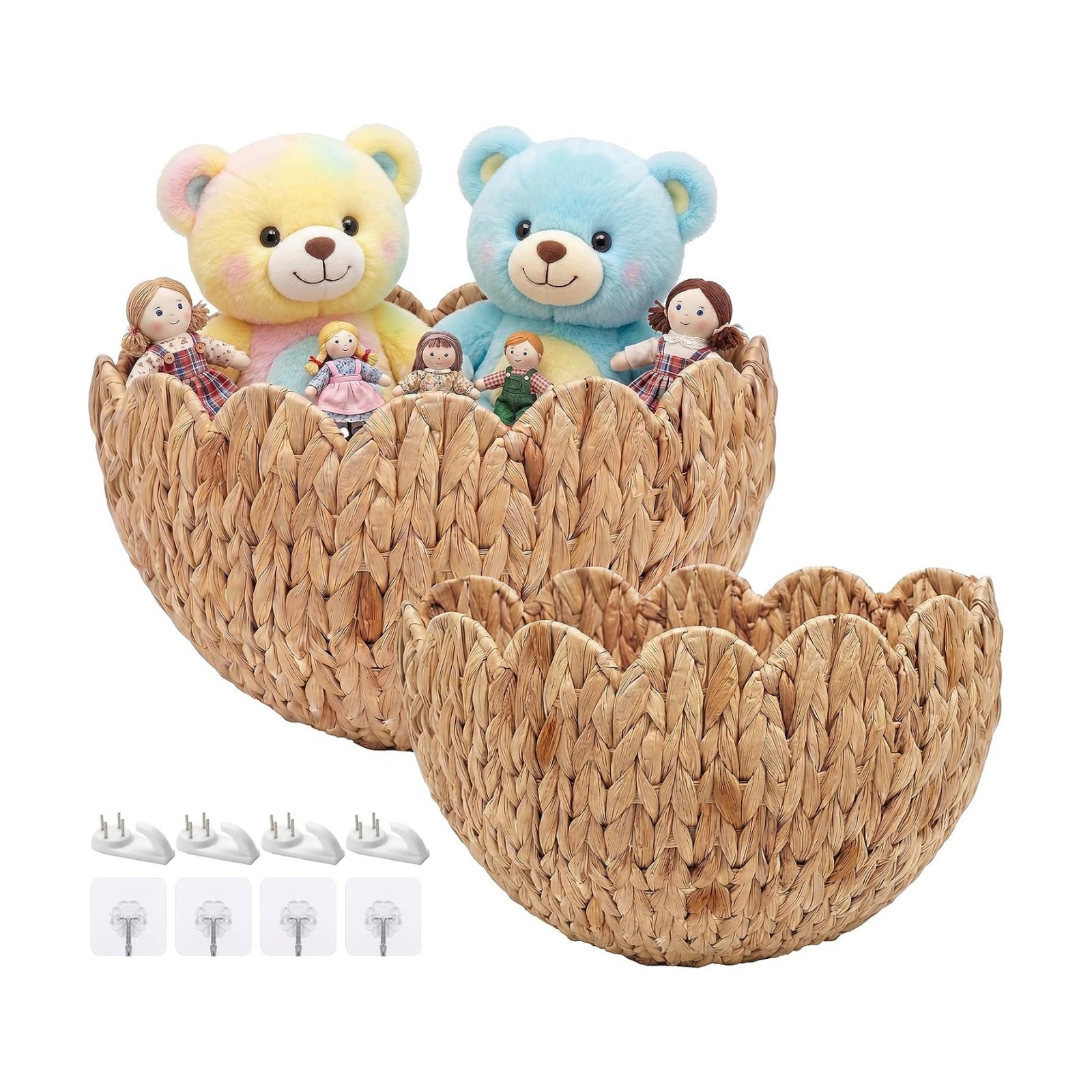 Boho Front Door Basket / Set of 2
