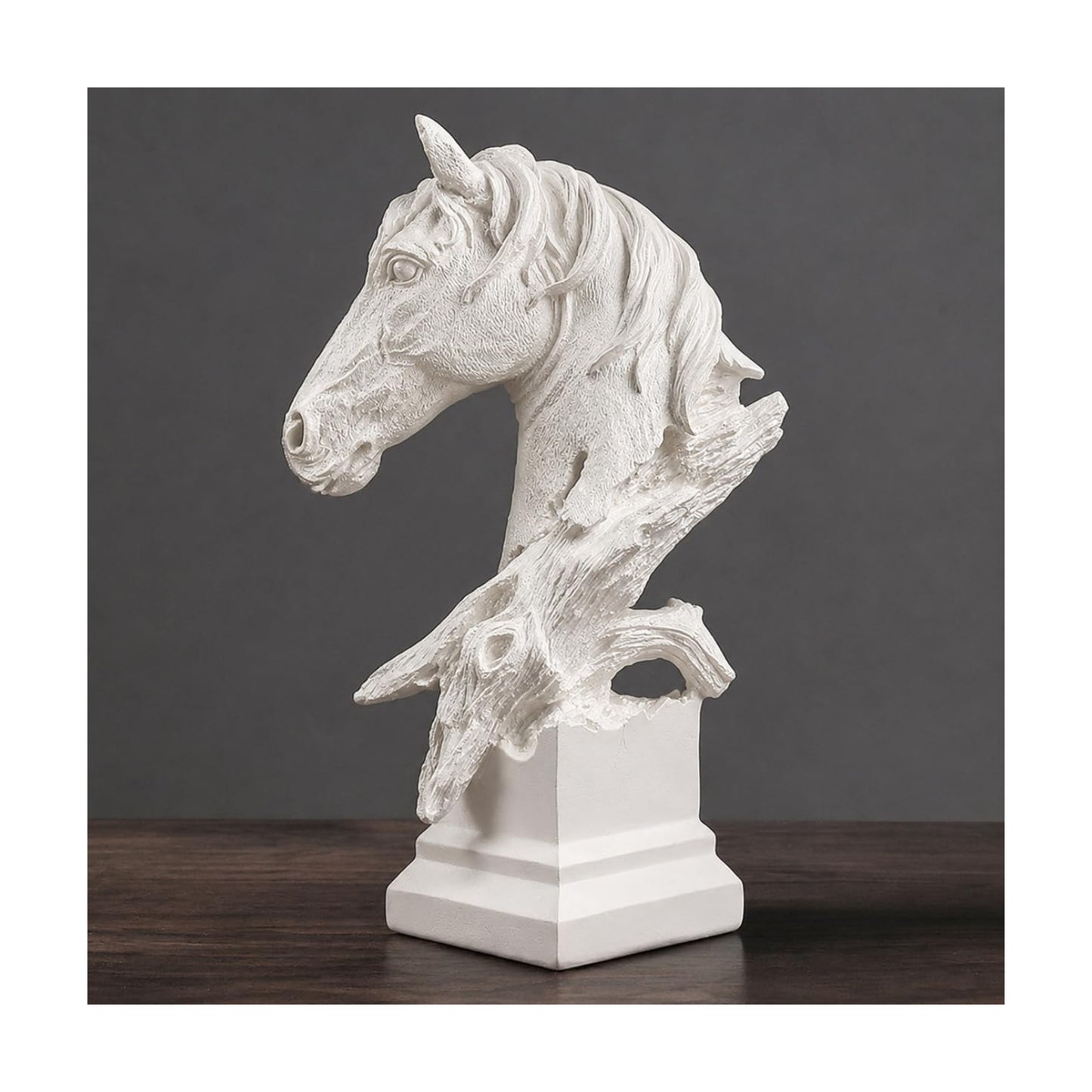 Resin Statue Ornaments / White / 11.8