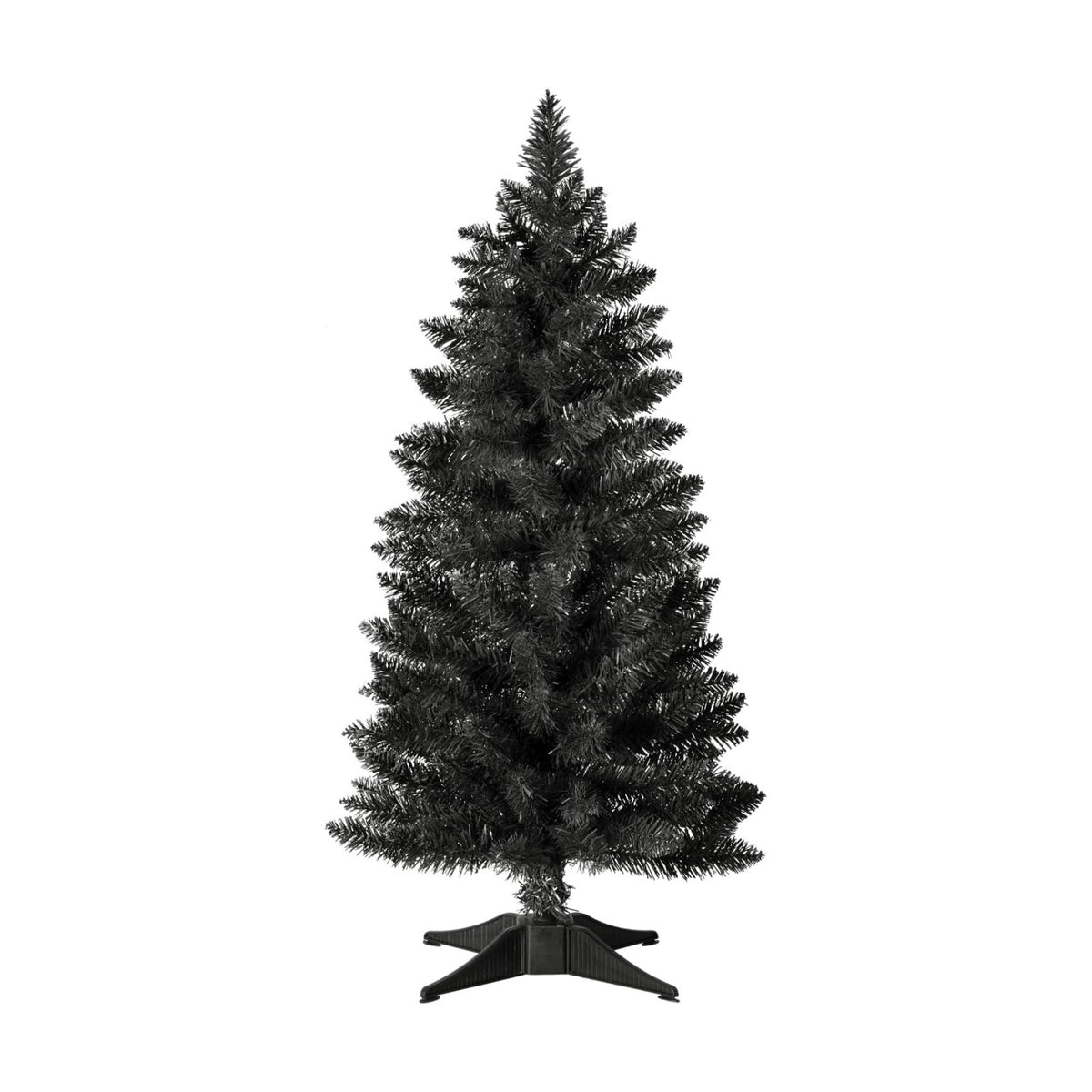 3ft Artificial Christmas Tree, Mini Xmas Pine Tree with 4-Leg Stable Plastic Base, Small Tabletop Christmas Tree for Home Office Holiday Party Indoor Decoration