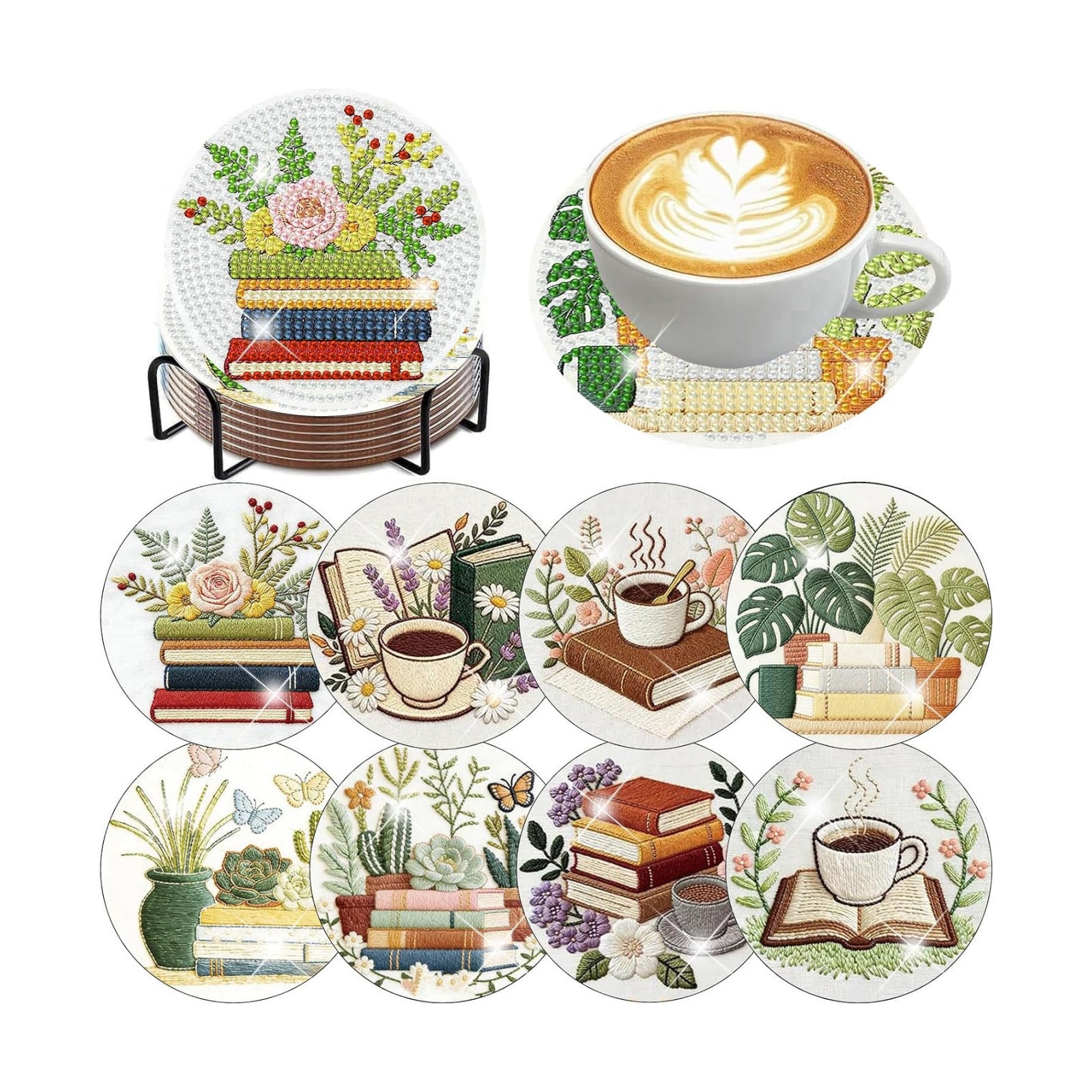 Holder Cork Pads / Plant / Set of 8