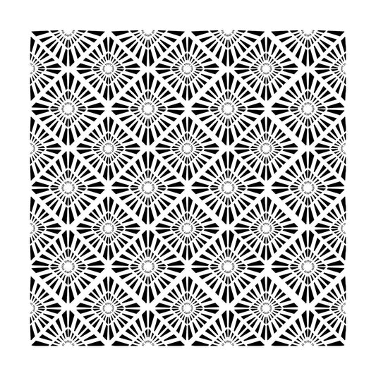 Diamond Wallpaper 2 Sheets Removable Peel and Stick Geometric Pattern / Black / 15.7 x 35.4