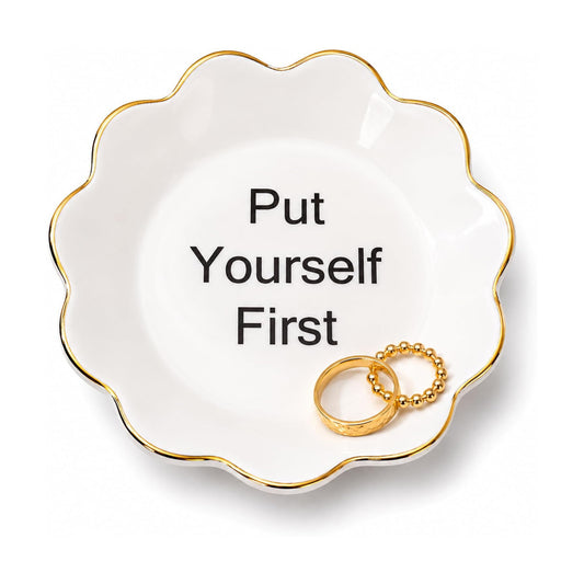 Ceramic Ring Holder / Put Yourself First