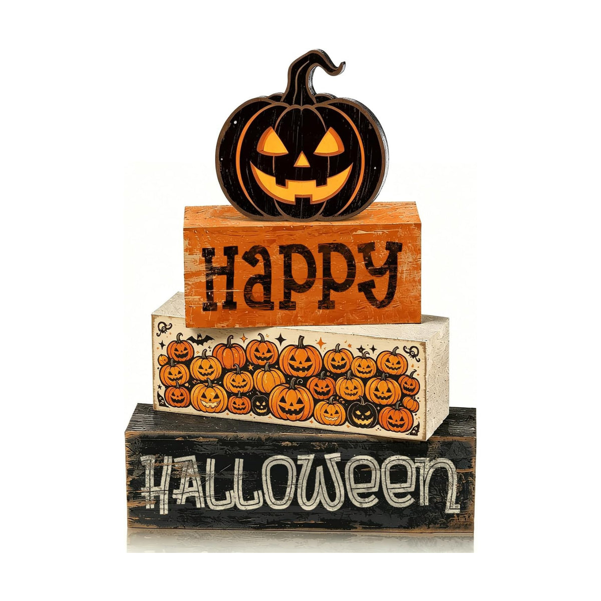 Halloween Pumpkin Decor Indoor, Halloween Table Decorations for Home