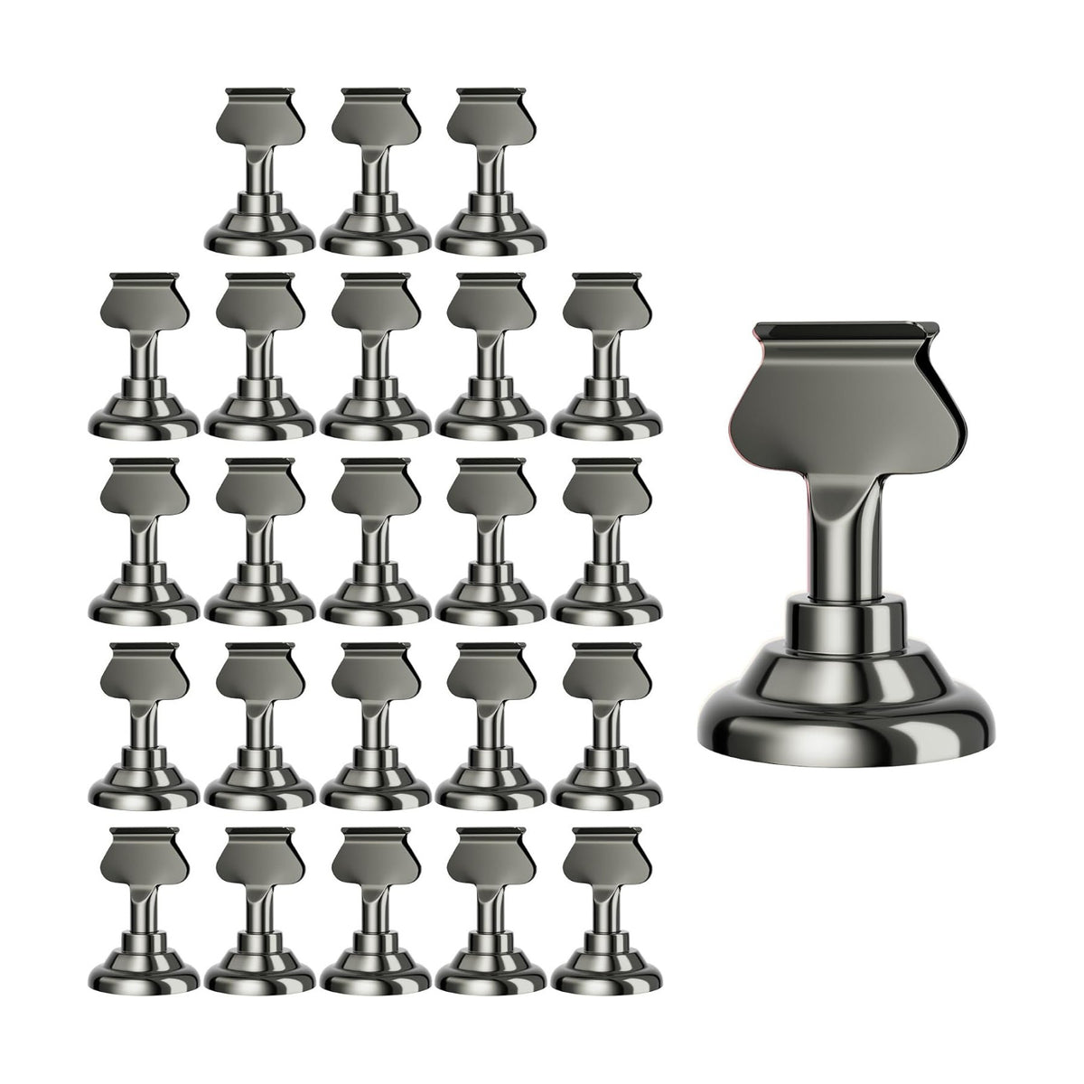 Urban Deco 24 Pieces Table Card Holder Place Card Holders 1.7 inches Gold Steel Card Holders for Photos, Food Signs