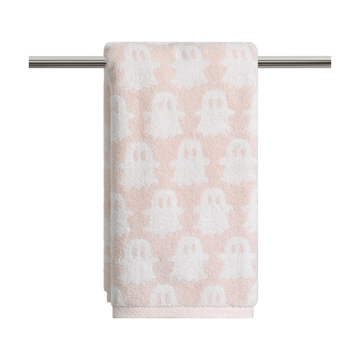 Artoid Mode 1 Pc Pink Ghost Halloween Hand Towel for Bathroom