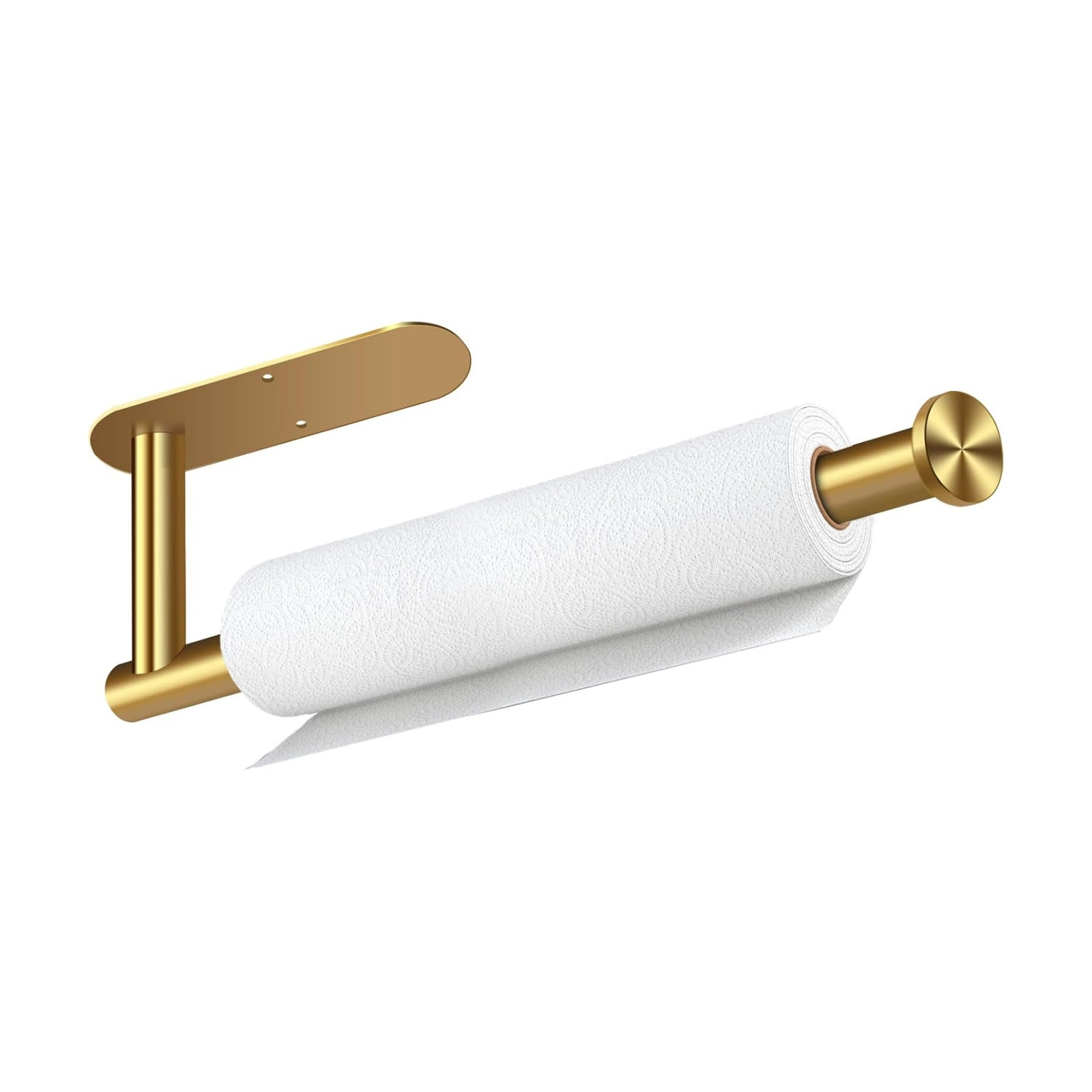 Gold Paper Towel Holder, Self Adhesive Paper Towel Holder Under Cabinet