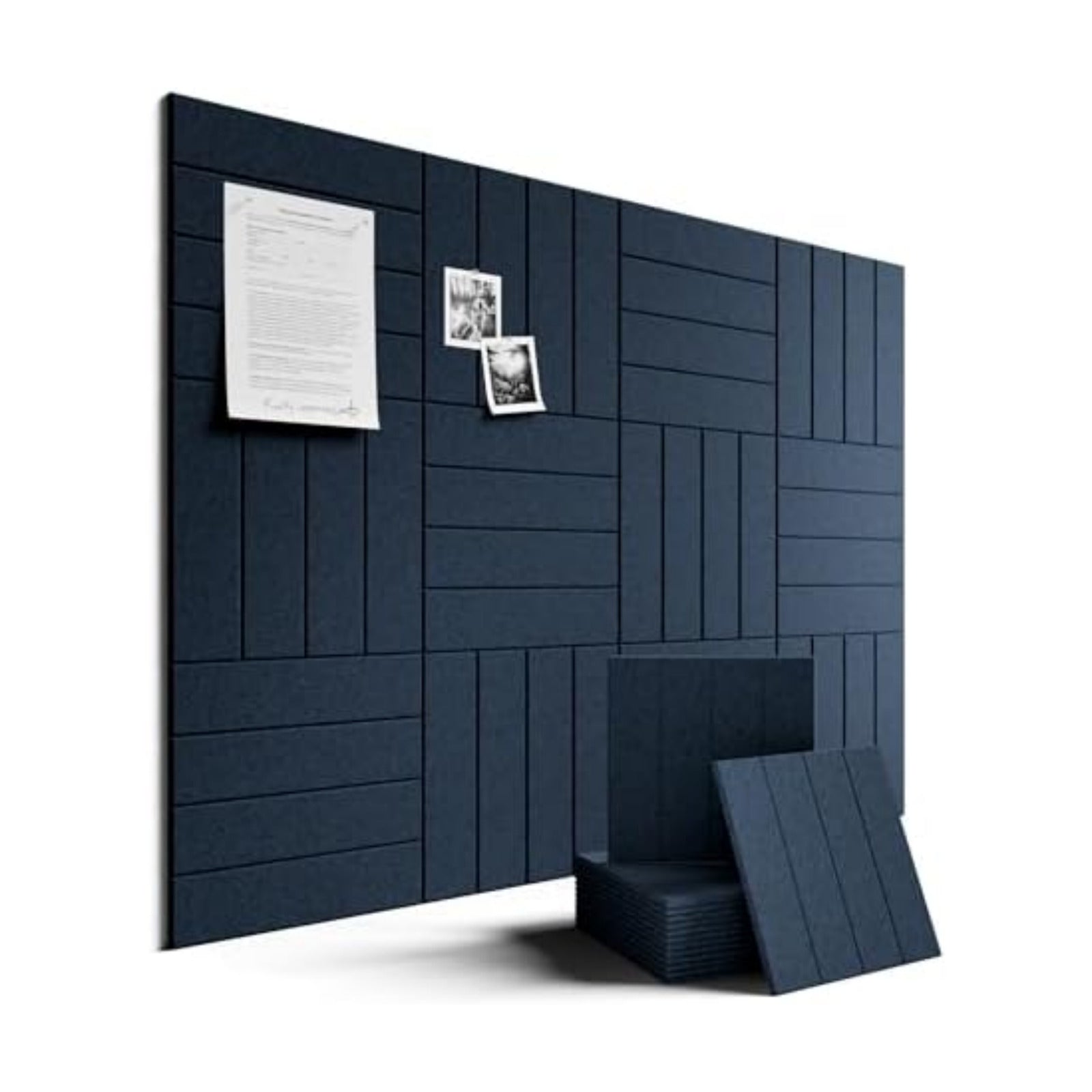 Fluxynara Felt Bulletin Board & Cork Board Alternative, Persian Blue