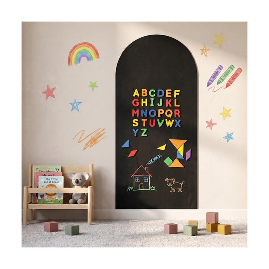 Magnetic Arch Wall Decal / Black / 40 x 18