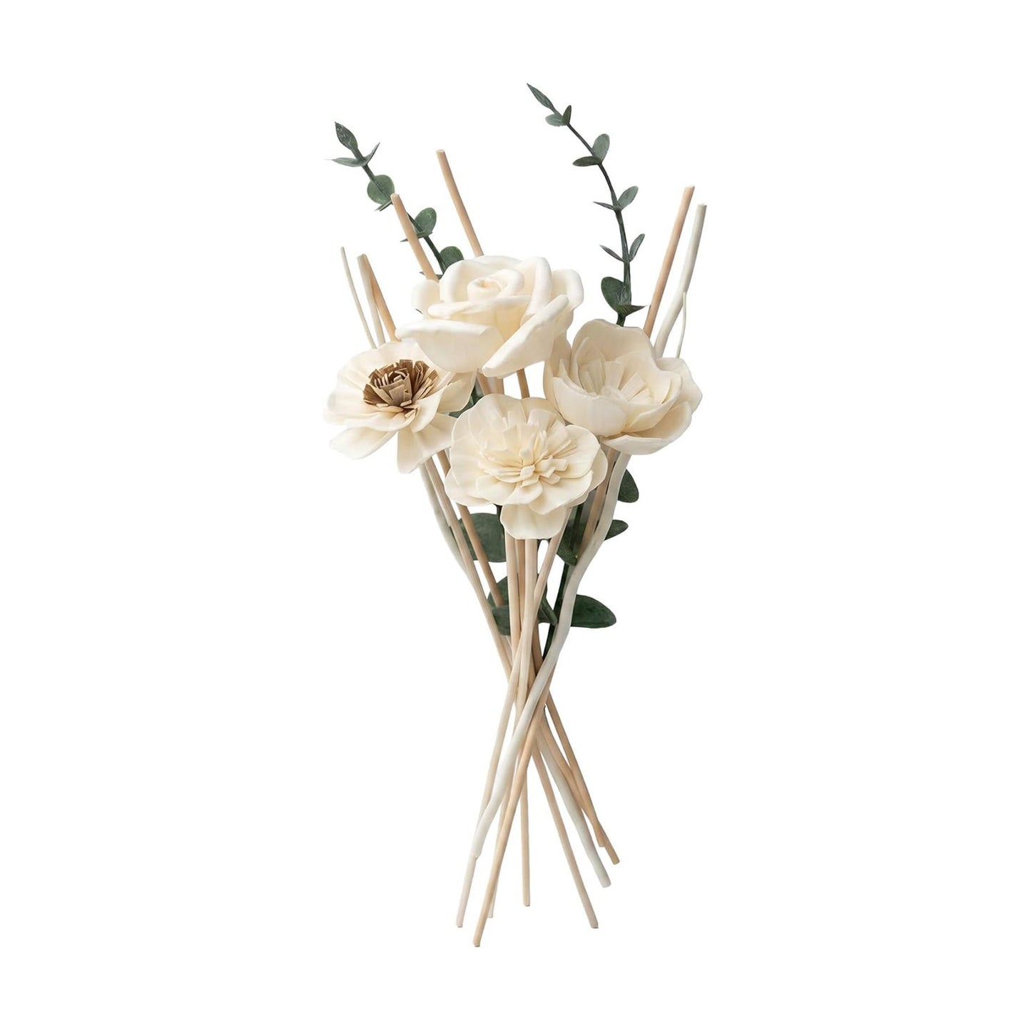 Handmade Sola Wood Flowers / Set of 12