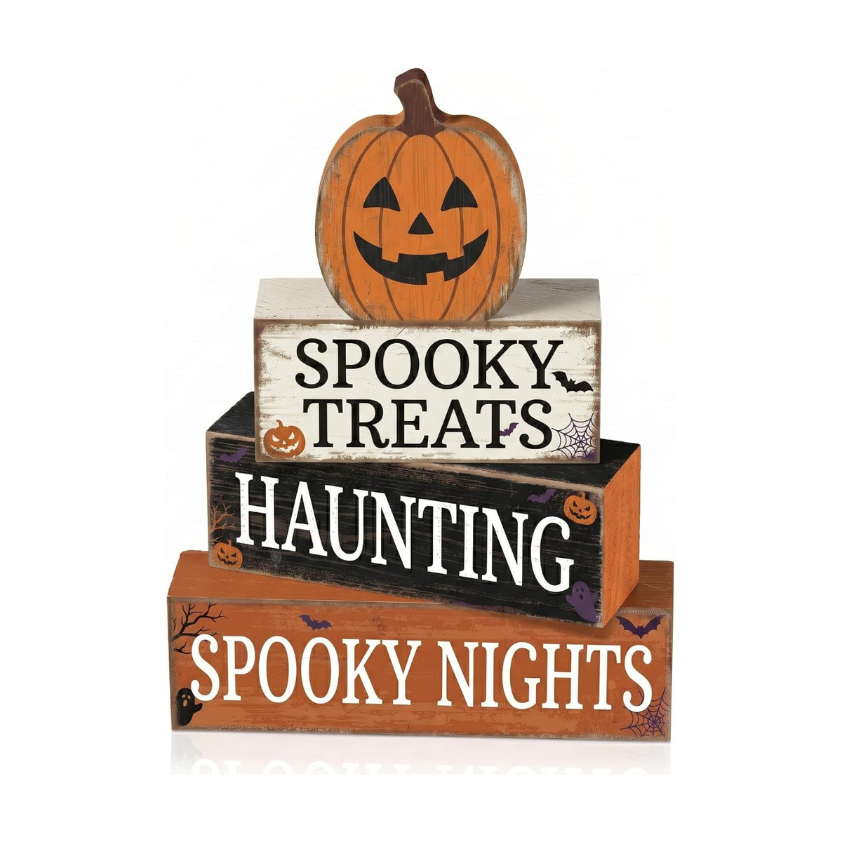 Pumpkin Halloween Table Decor Indoor, Halloween Decorations for Home