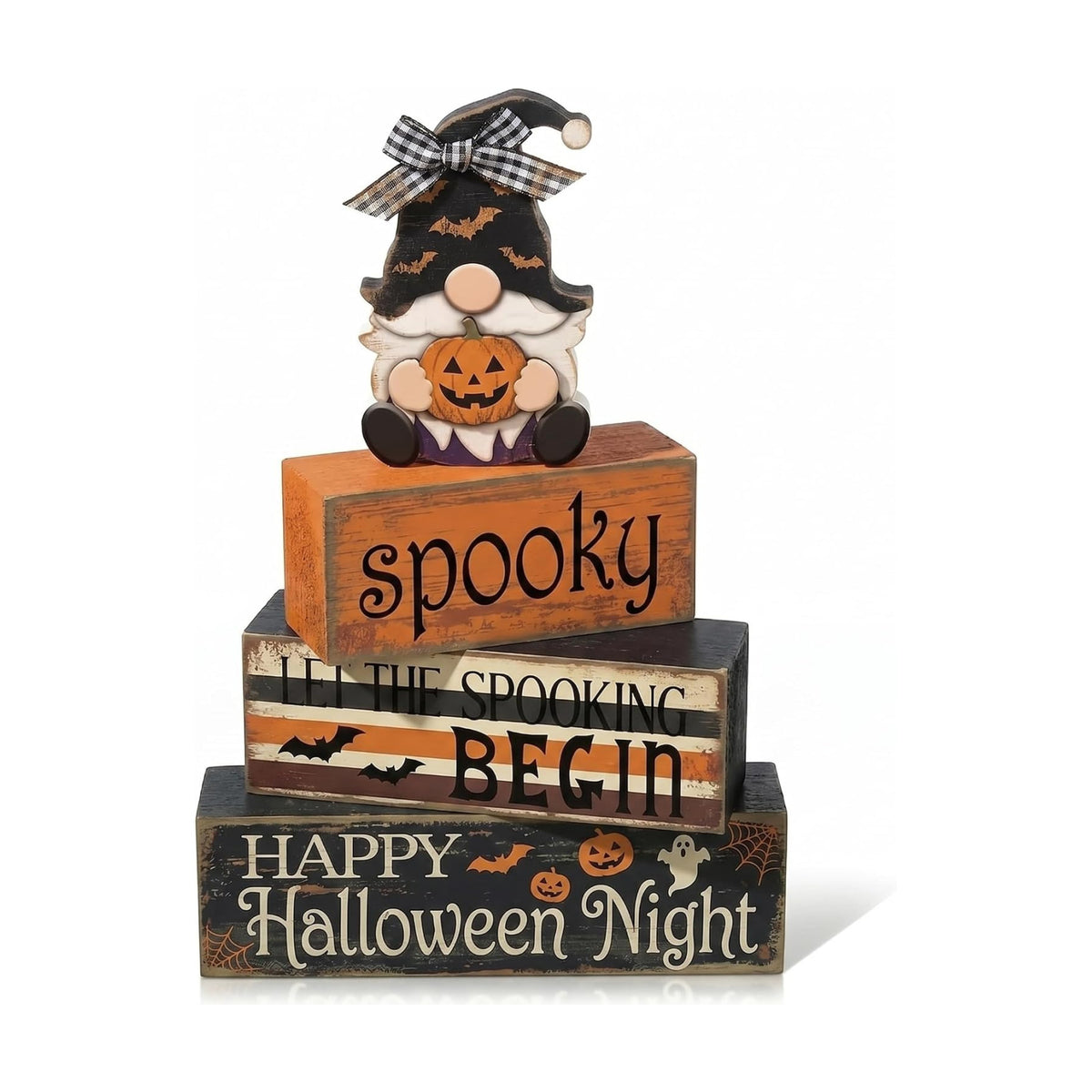 Halloween Gnome Decor Indoor, Halloween Table Decorations for Home