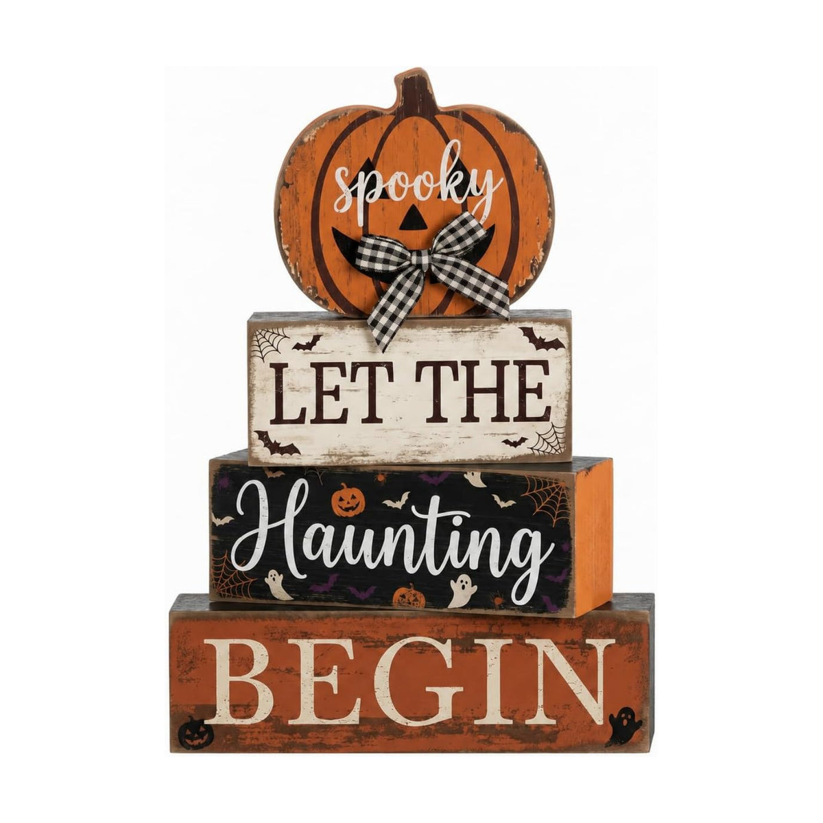 Halloween Pumpkin Decor Indoor, Halloween Decorations for Home Kitchen