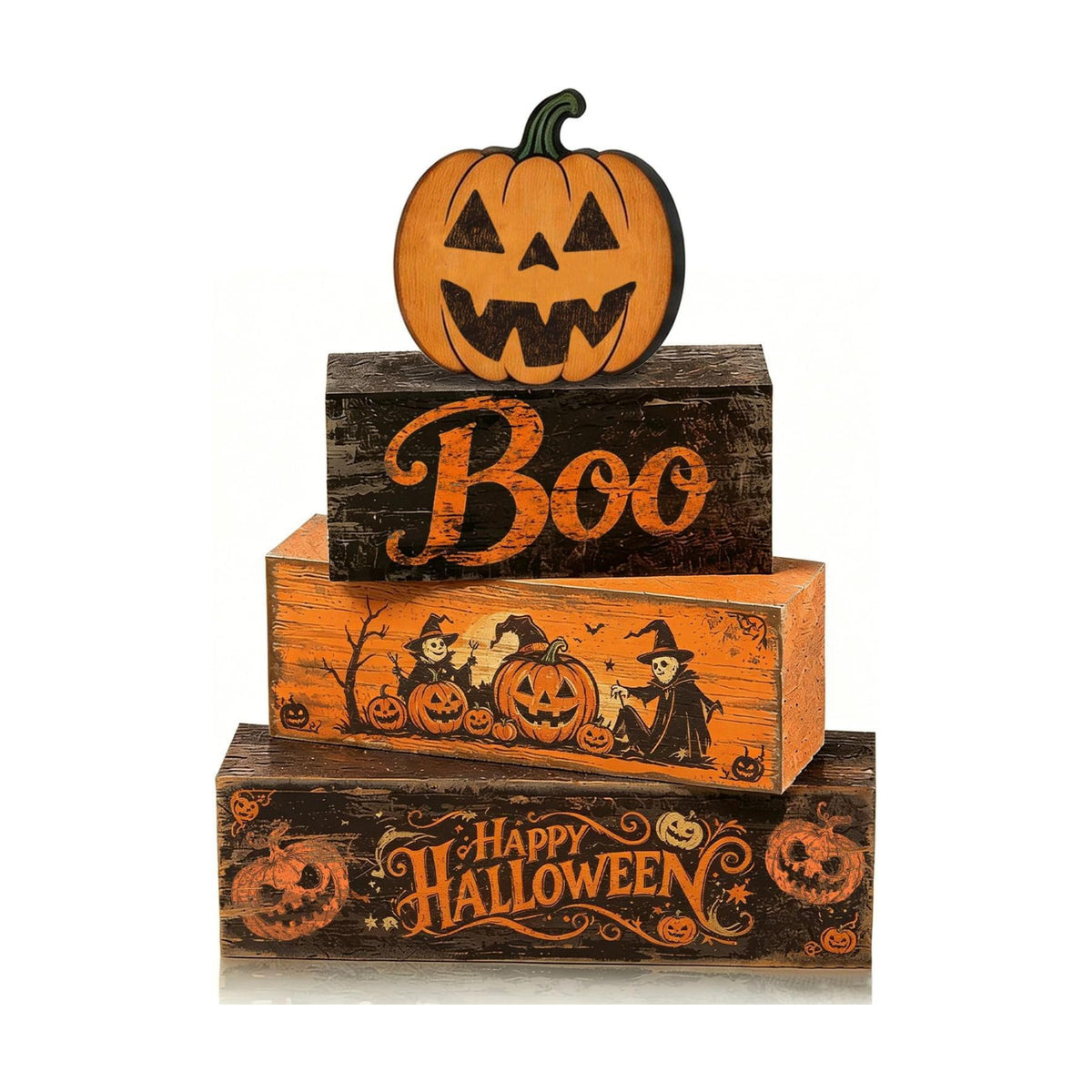 Halloween Pumpkin Decor Indoor, Halloween Table Decorations for Home