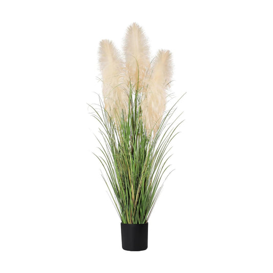 Boho Fake Onion Grass Plant Indoor Outdoor / 5ft-1 / 5 Inch
