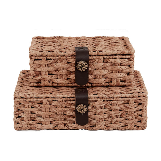 Wicker Storage Baskets / Set of 2