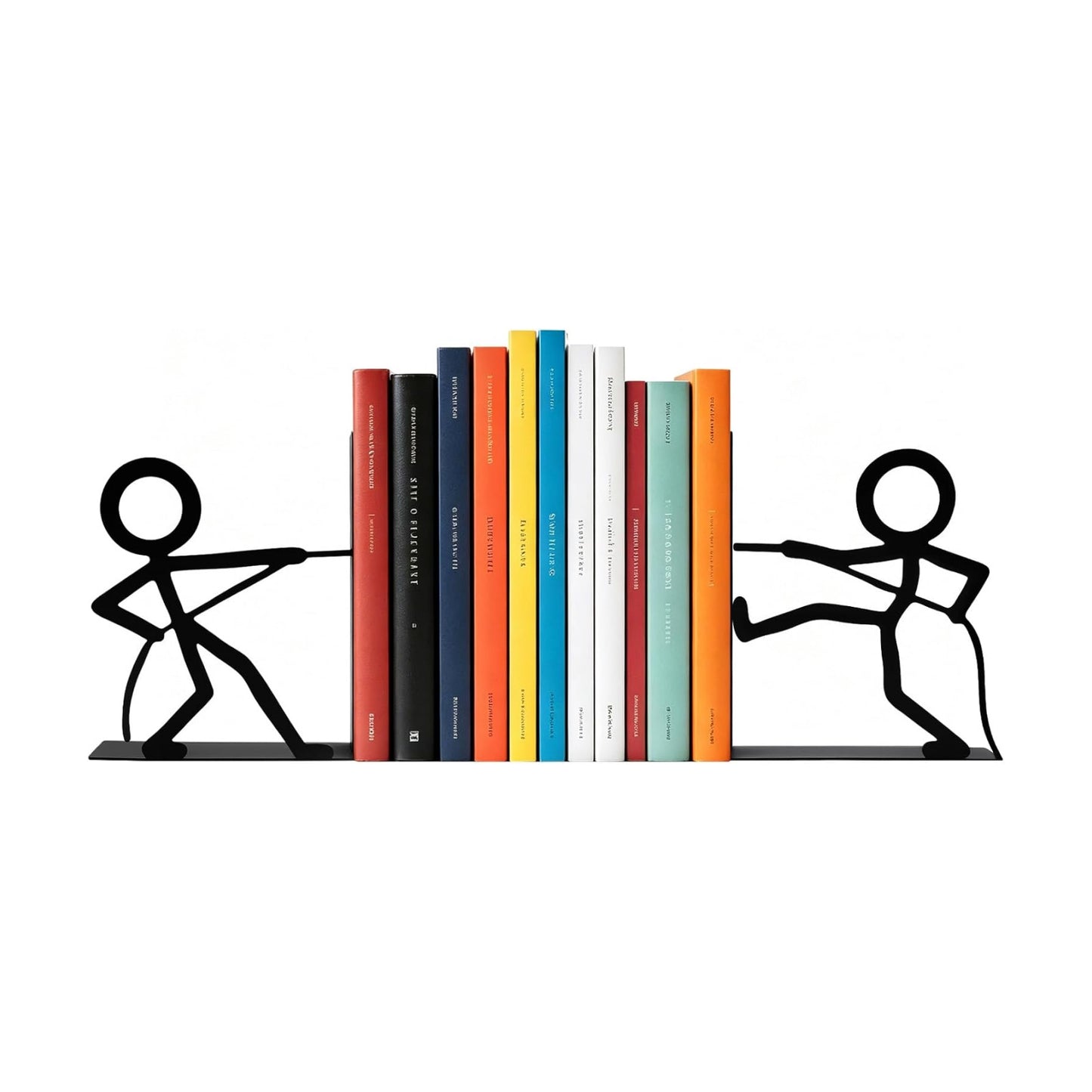 Metal Bookends People Book-End