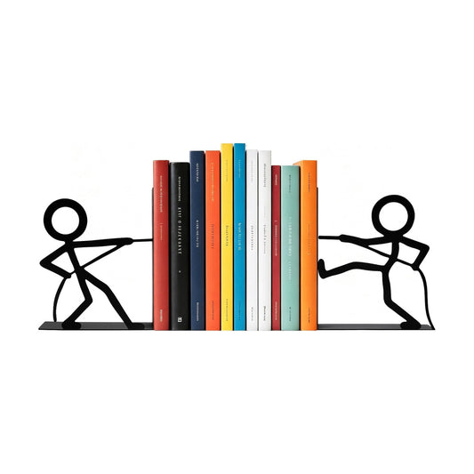 Metal Bookends People Book-End