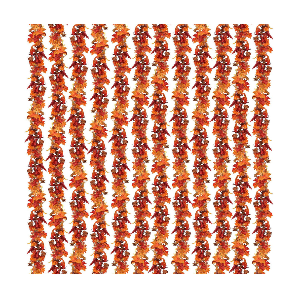 CQURE 15 Pack Fall Garland, 88.5Ft Artificial Autumn Maple Leaves Vines Thanksgiving Halloween Harvest Decor for Fireplace Mantle Table Indoor Outdoor