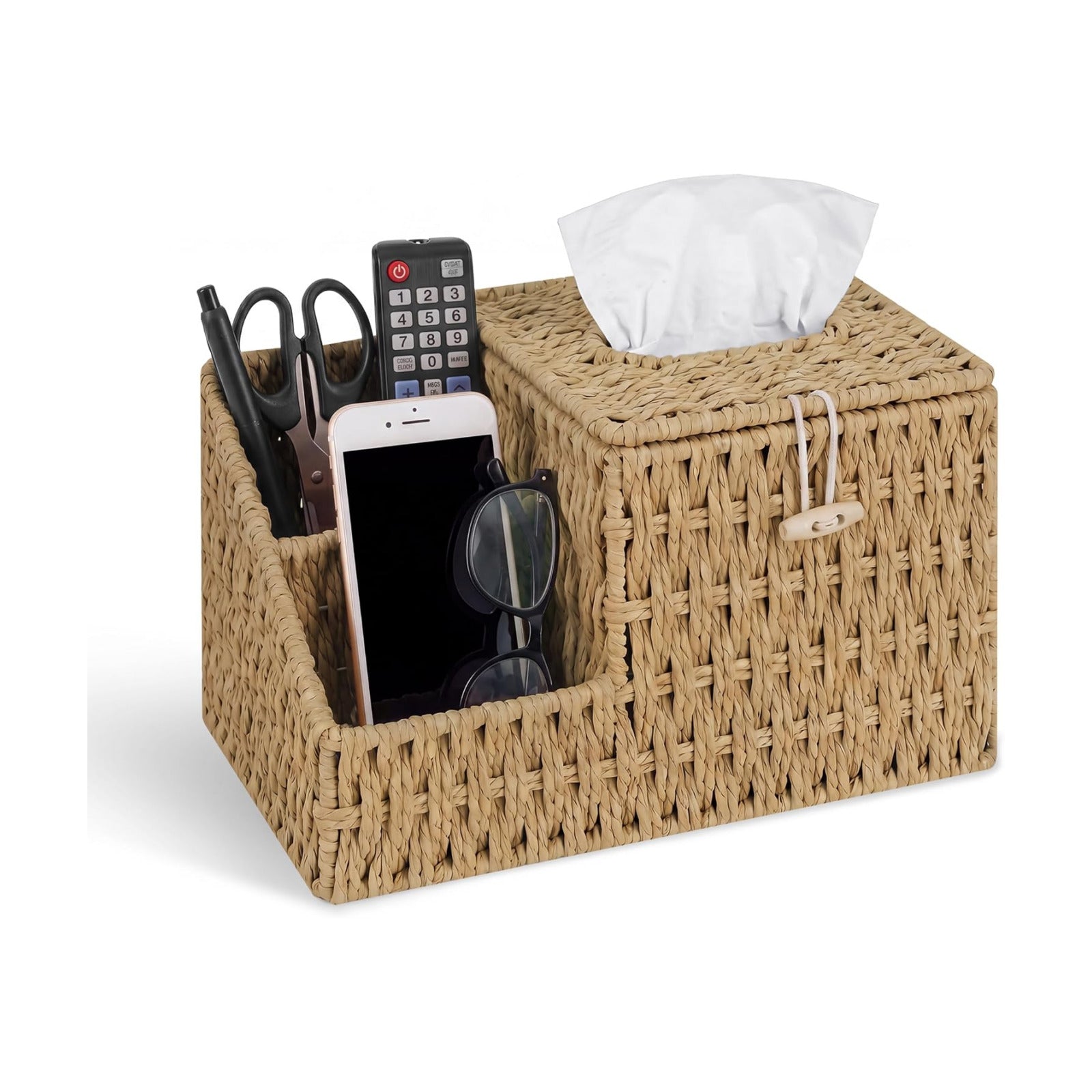 Tissue Remote Control Holder / Natural