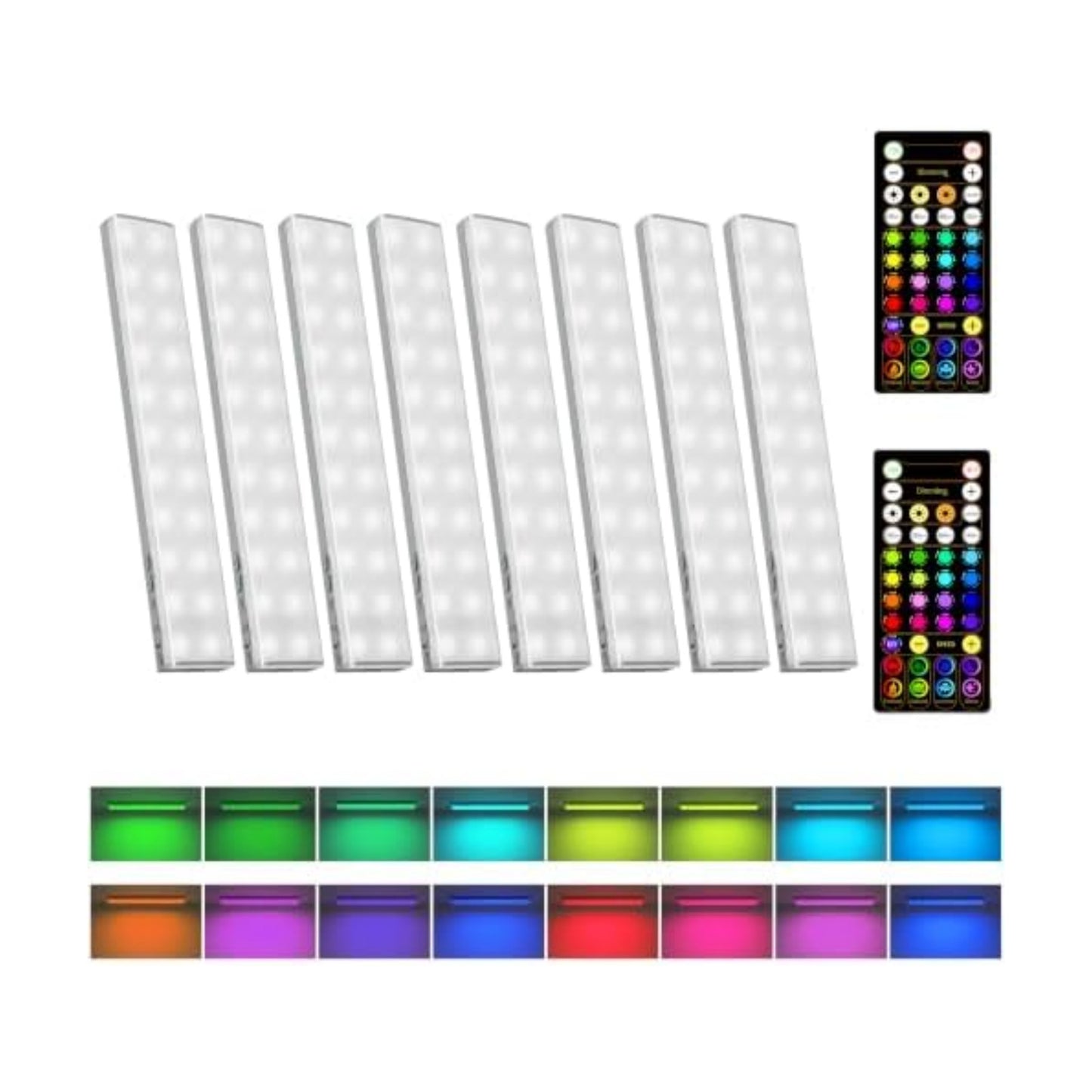 EZVALO 80RGB Display Shelf Lights, LED Under Cabient Light with Remote
