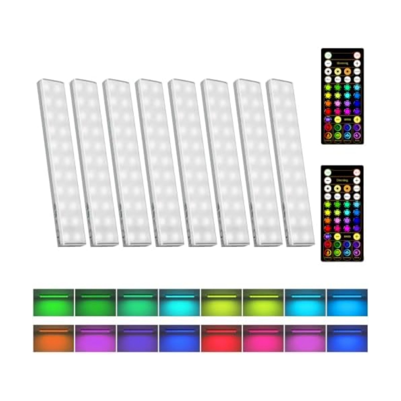 EZVALO 80RGB Display Shelf Lights, LED Under Cabient Light with Remote