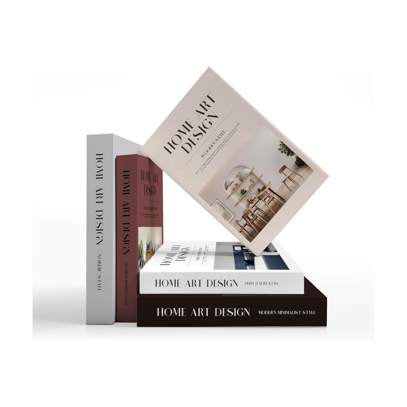 Faux Decorative Books Set / Home Style / Set of 5