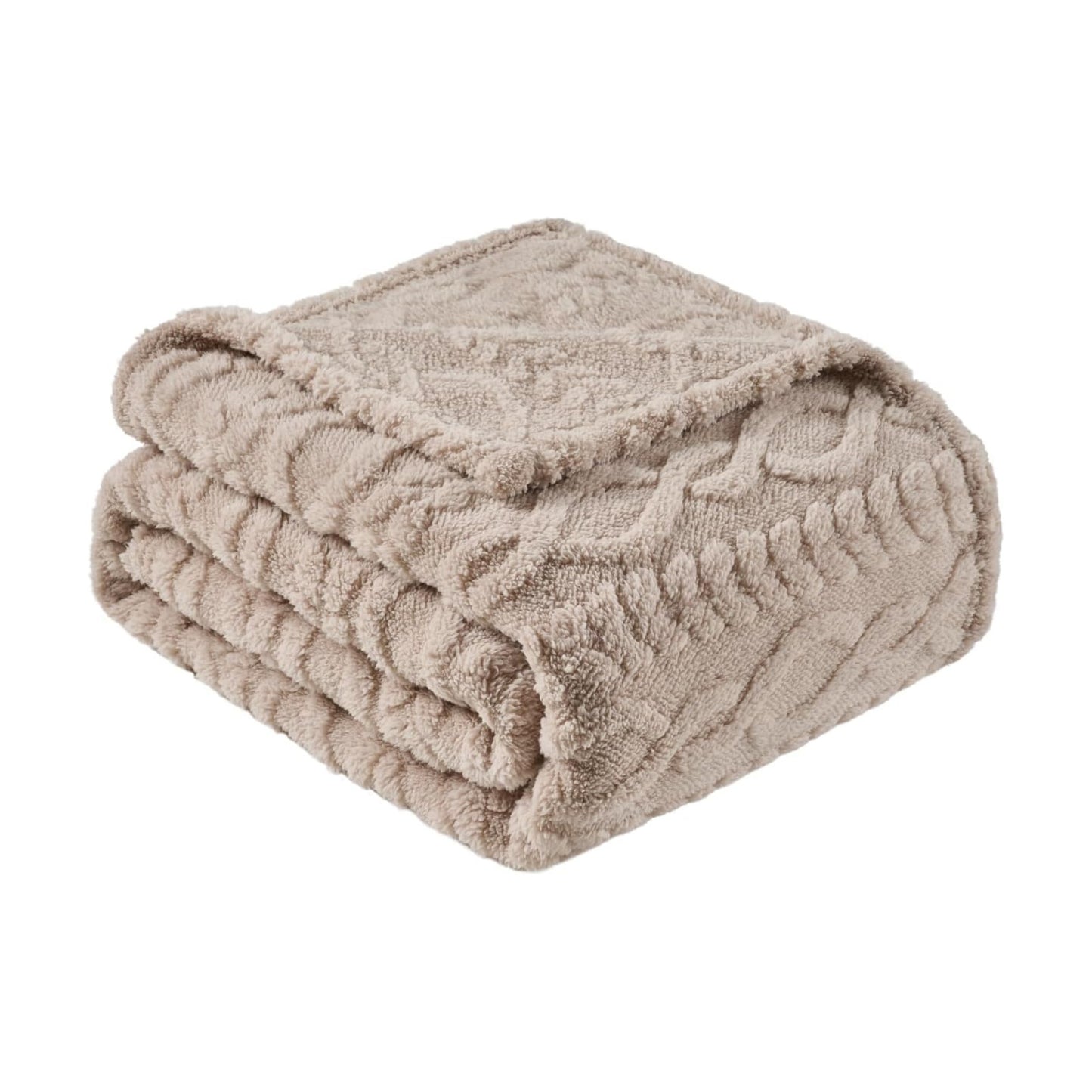 Brown Throw Blanket - Soft & Fluffy Fleece, Cute & Aesthetic, Perfect for Sofa, Couch, Chair, Bed, Living Room &