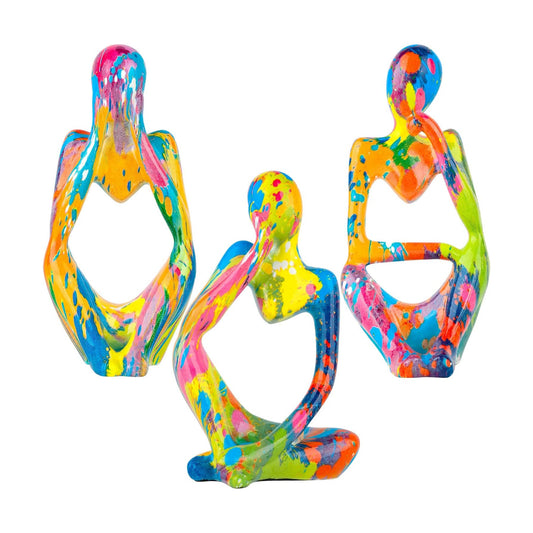 Modern Pop Art Figurine / Set of 3