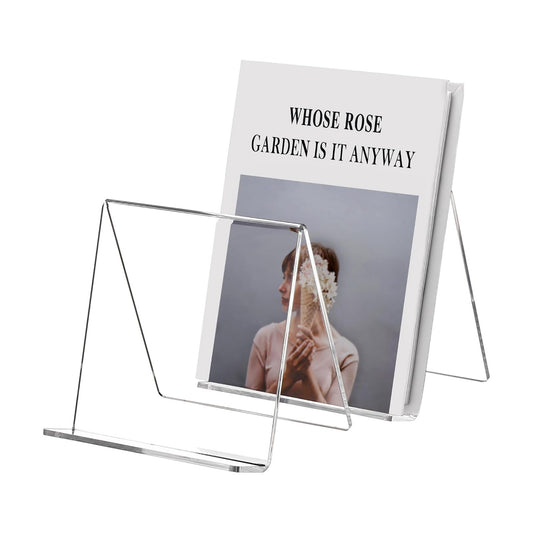 Acrylic Book Display Holder / Clear / 6 x 9 / Set of 2