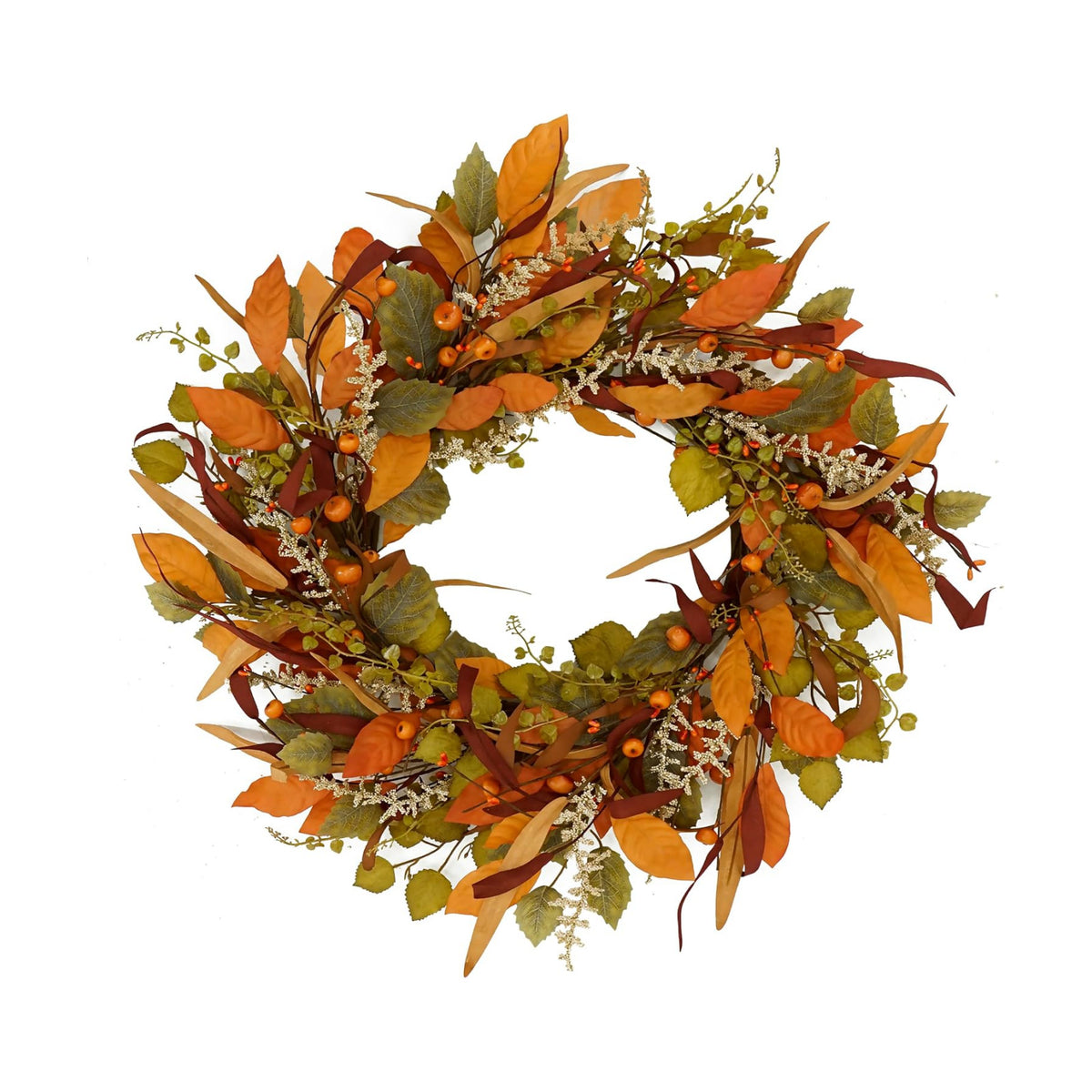 WreathDream Fall Wreaths for Front Door 22" Autumn Wreath for Home Decor