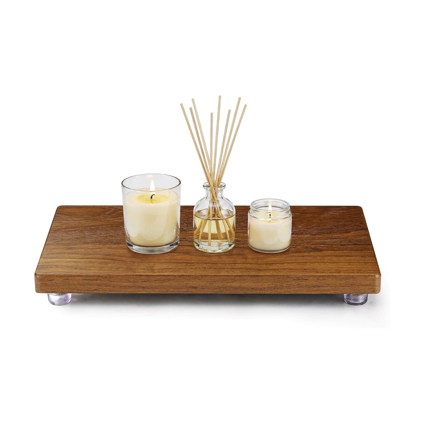 Solid Teak Wood Riser Tray / M2 / 10.5 x 6
