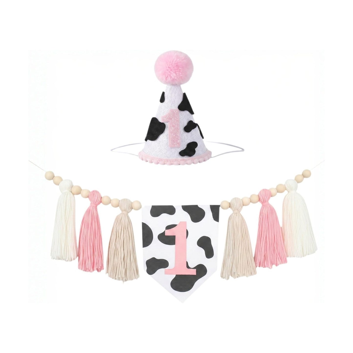 Wood Beads Garland & Matching