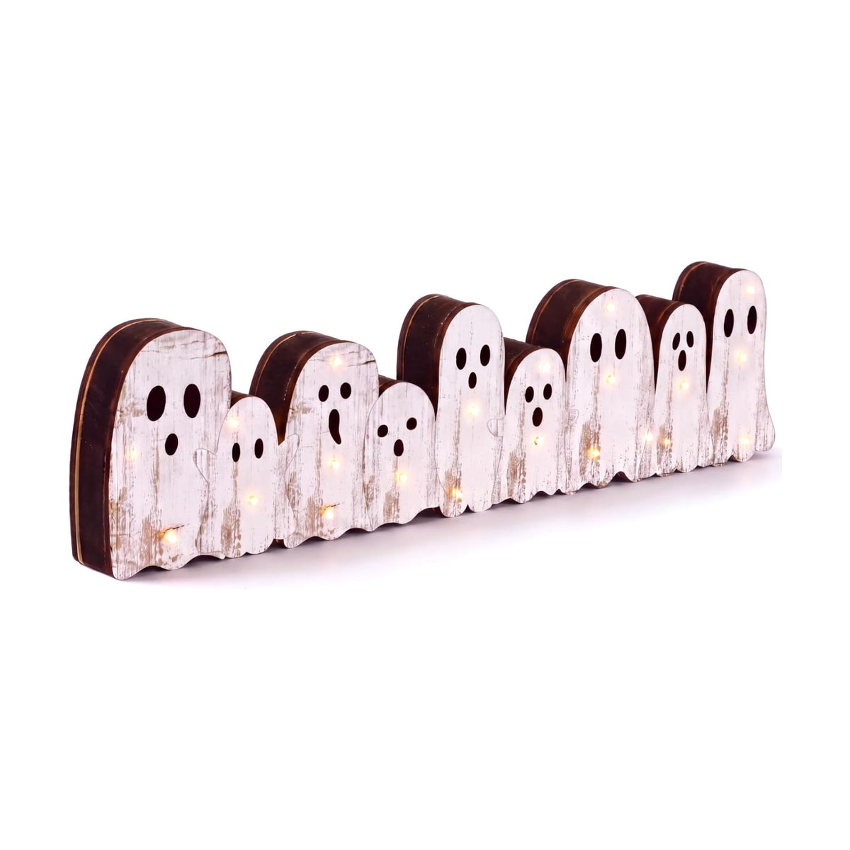 Yousoontic Halloween Indoor Decorations, Light up Ghosts Table Centerpiece