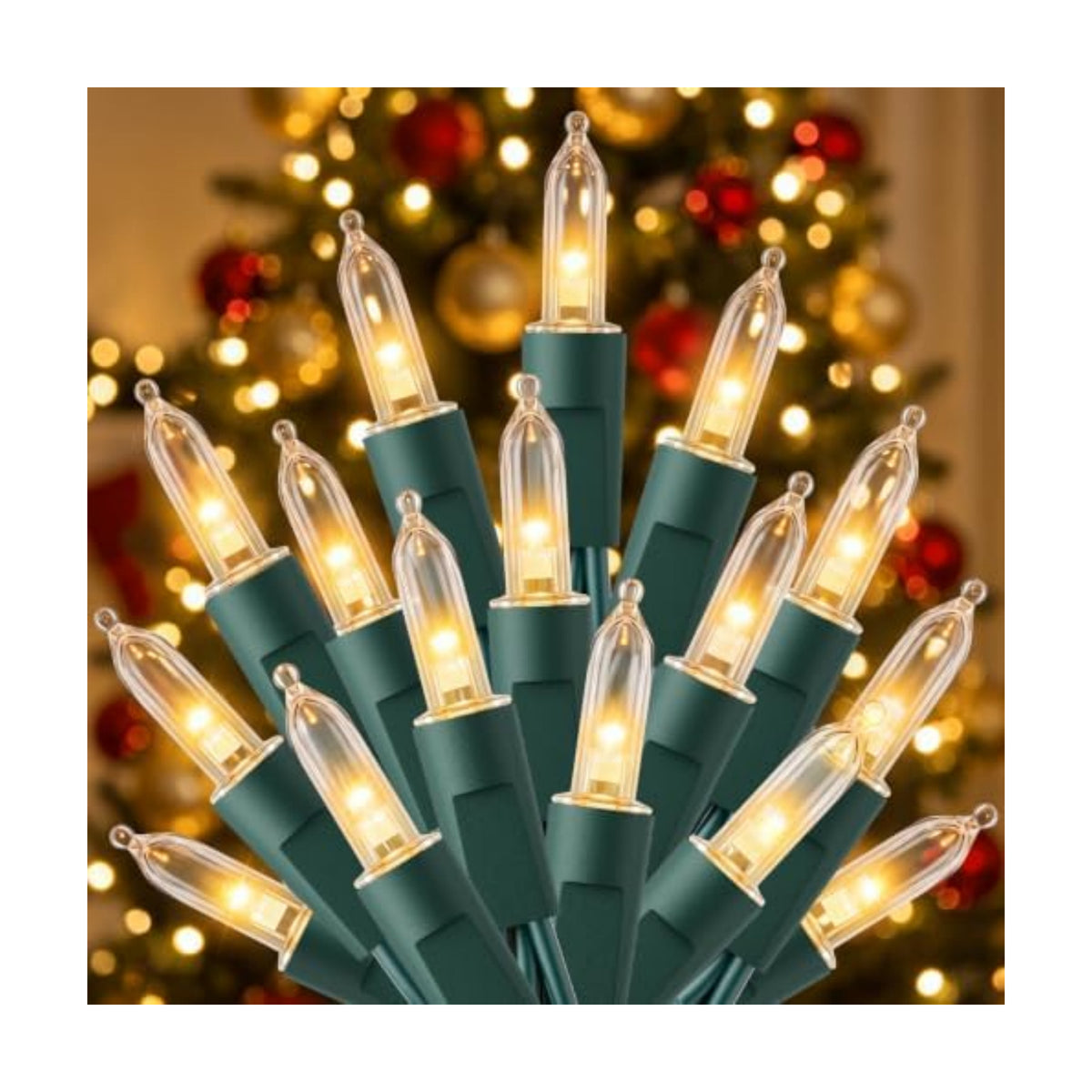 LED Christmas Lights Indoor Outdoor, 99FT 300 Count Mini String Lights