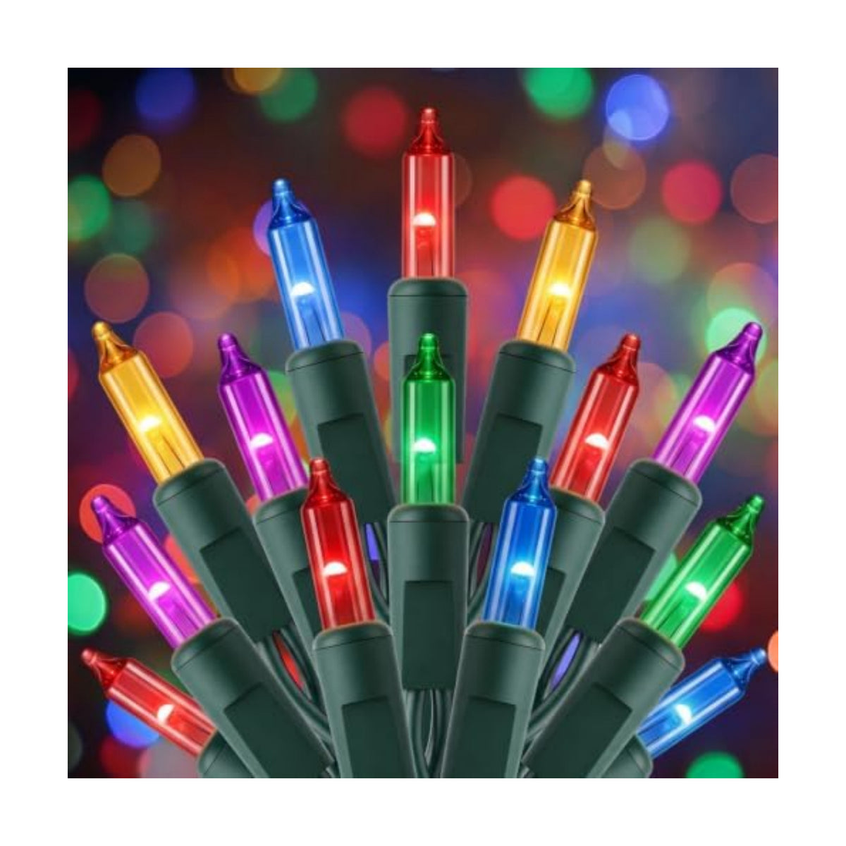 Minetom Clear Christmas String Lights, 100 Count 20 Feet Mini String Lights