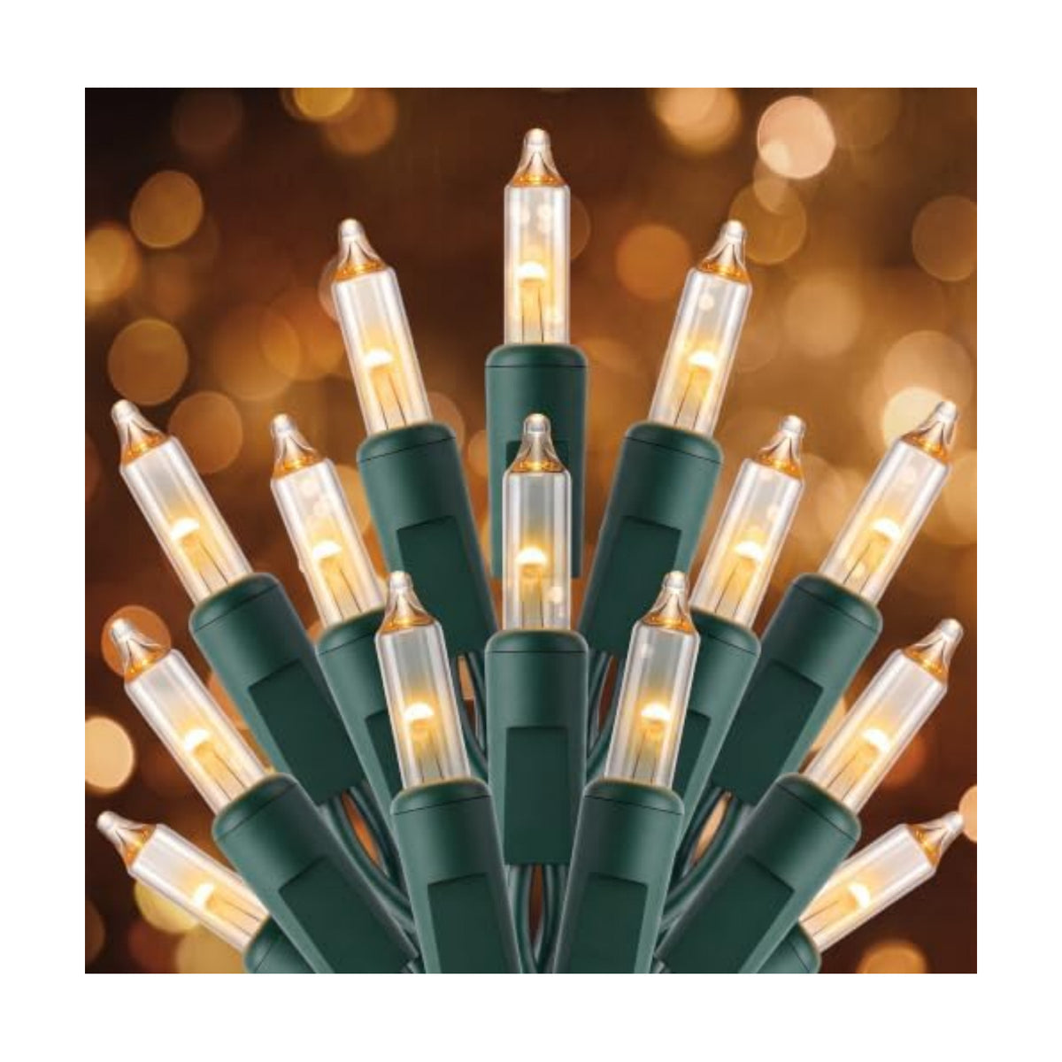 Minetom LED Christmas Lights, 20FT 100 Count Christmas String Lights