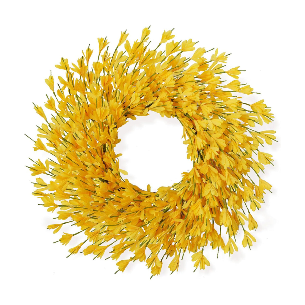 26 in Fall Wreath for Front Door, Autumn Thanksgiving Decor(Bright Yellow)