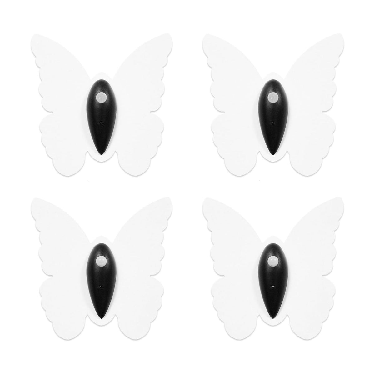 Eneru Motion Sensor Wall Sconce Set of 4, Rechargeable Wall Lights, White | 5000mAh Battery Operated Wall Sconces