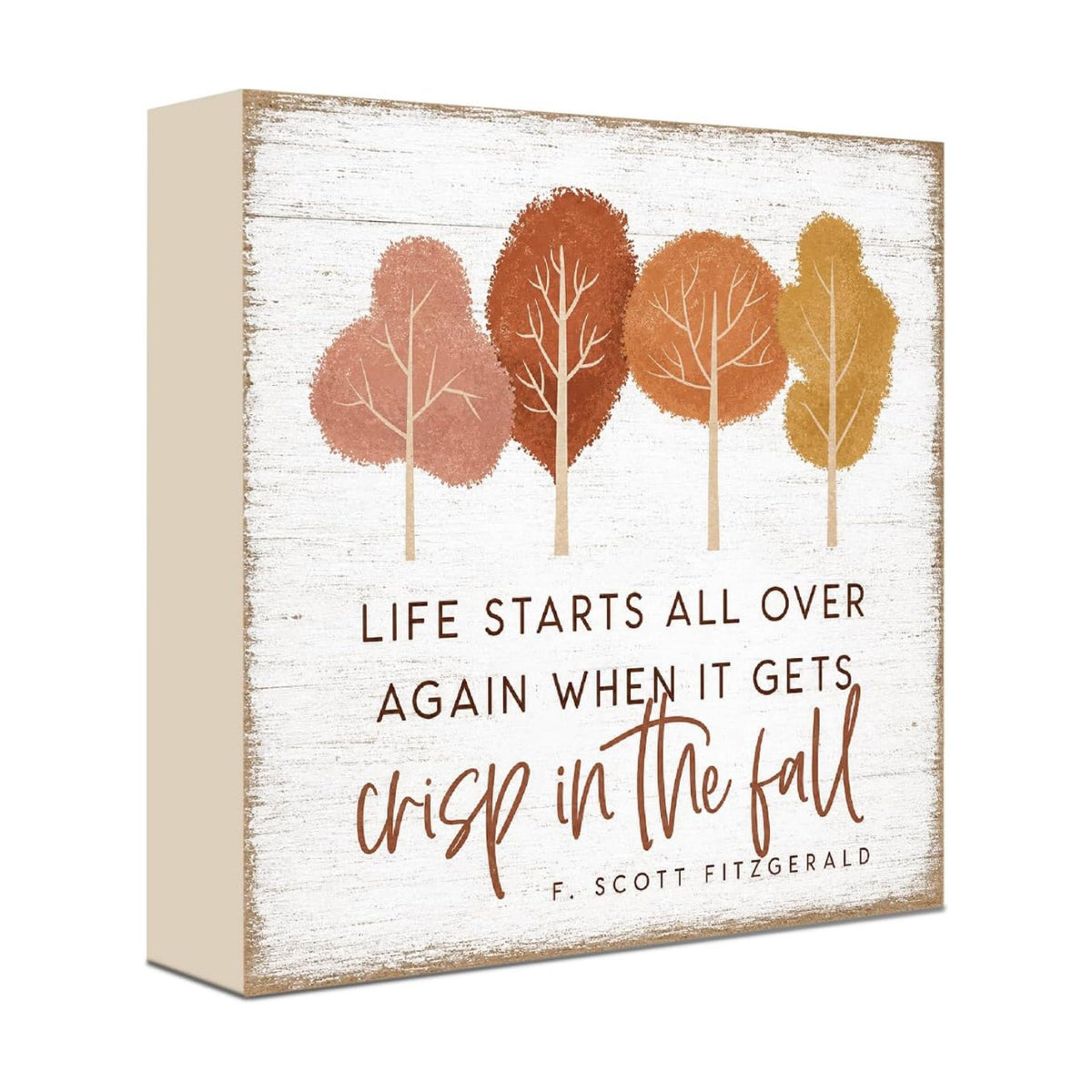 Fall Decorations for Home Autumn Quote Wood Sign Fall Wall Art
