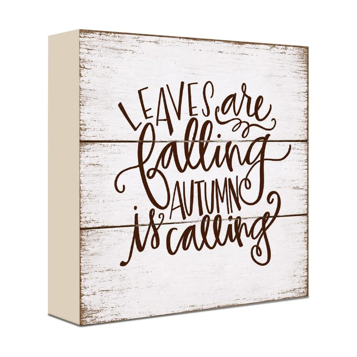 Fall Decorations for Home Autumn Quote Wood Sign Fall Wall Art 5 * 5inch
